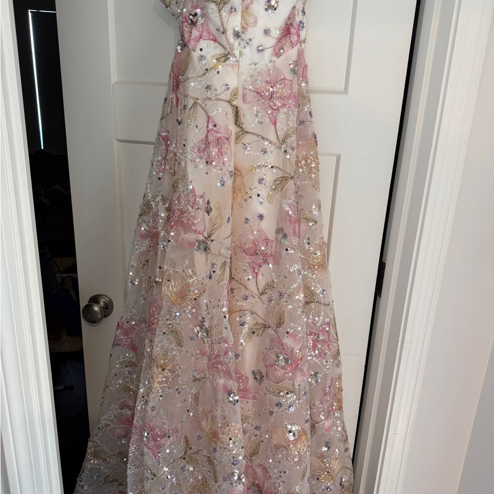 Floral Prom Dress - Picture 4 of 4